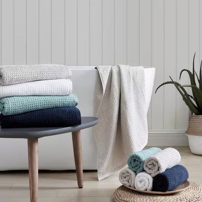 Northern Pacific 6-Piece White Cotton Towel Set