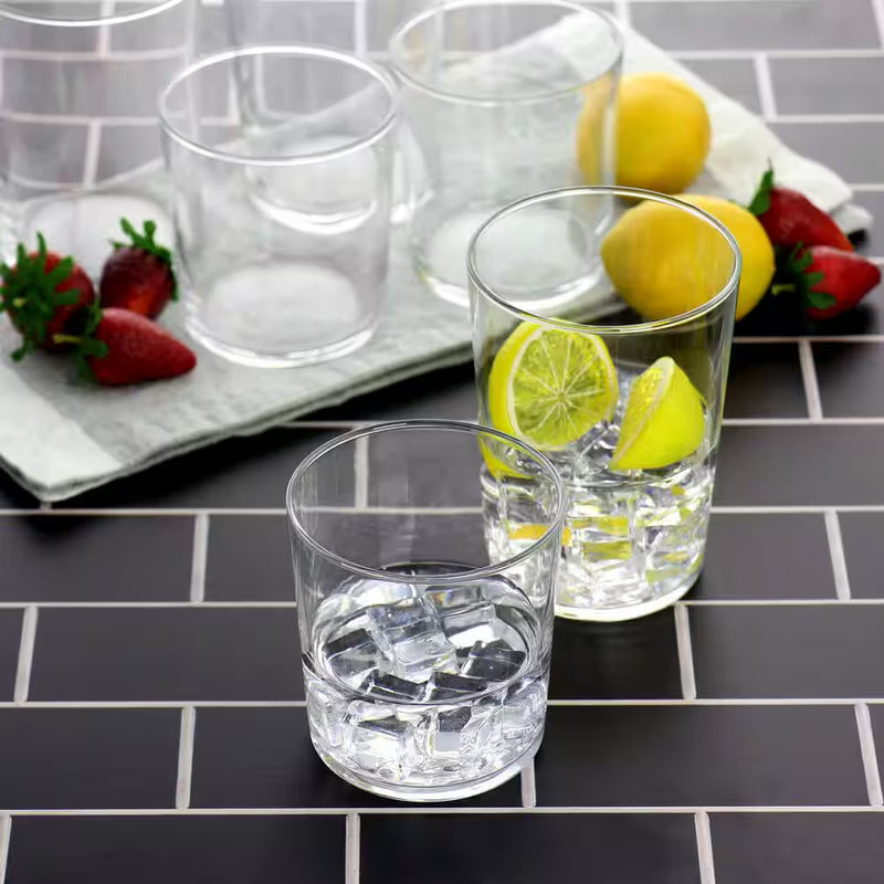 12-Piece Bowey Double Old Fashion and Highball Glassware Set - Puck's
