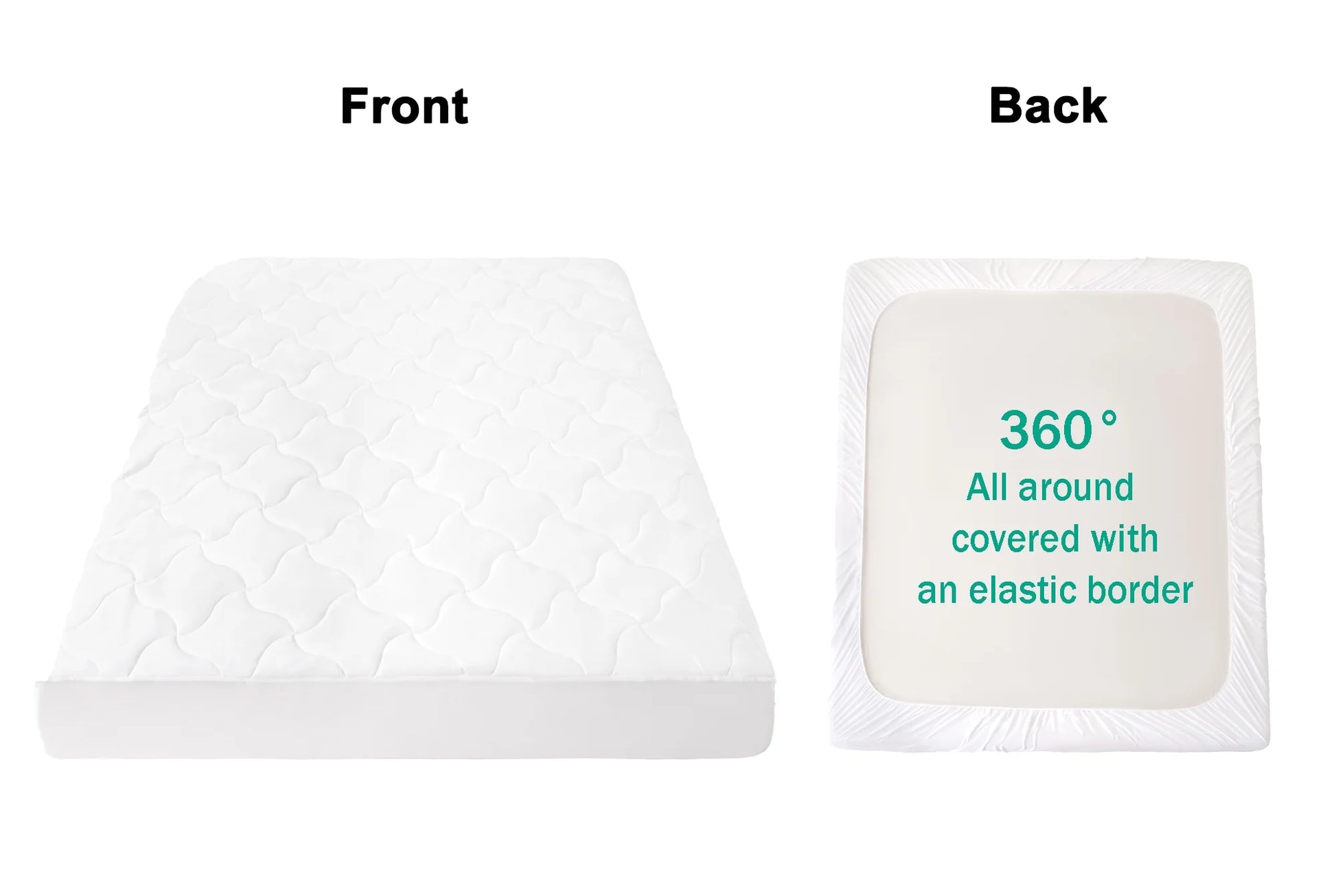 Extra Thick Waterproof Mattress Pad, King 76 in X 80 In