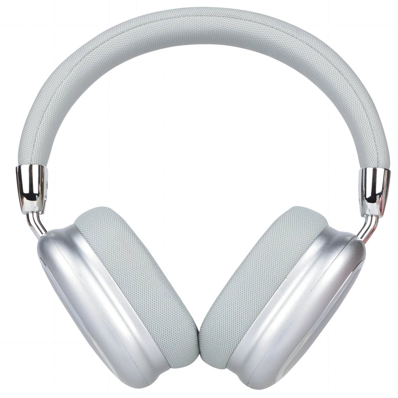 Wireless Headphones Bluetooth,Over Ear Headphones with Microphones for Ios/Android,Silver - Puck's