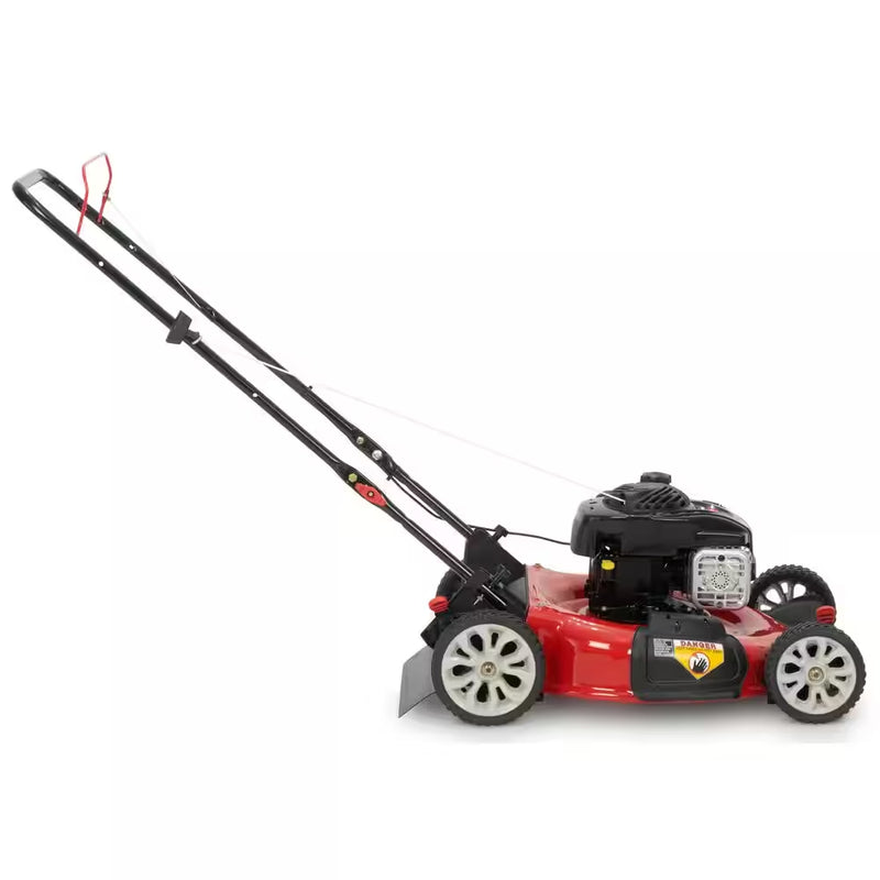 21 In. 140 Cc Briggs and Stratton Gas Walk behind Push Lawn Mower with Mulching Kit Included - Puck's