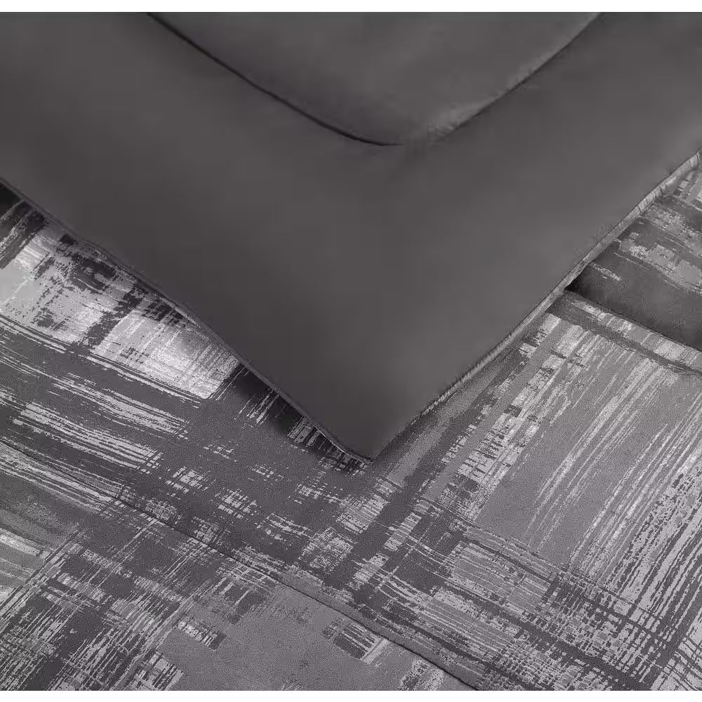 Camden 2-Piece Gray Twin XL Comforter Set
