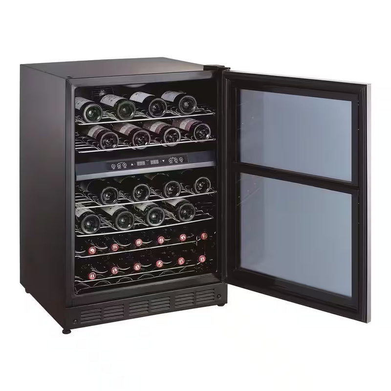44 Bottle Dual Zone Wine Cooler in Stainless Steel - Puck's