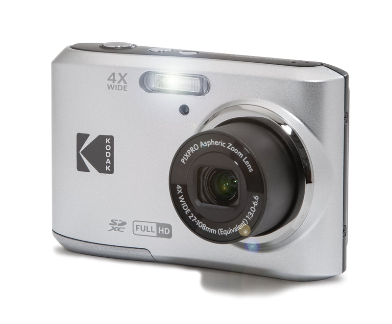 PIXPRO FZ45-SL (Silver) 4X Optical Friendly Zoom Digital Camera - Puck's