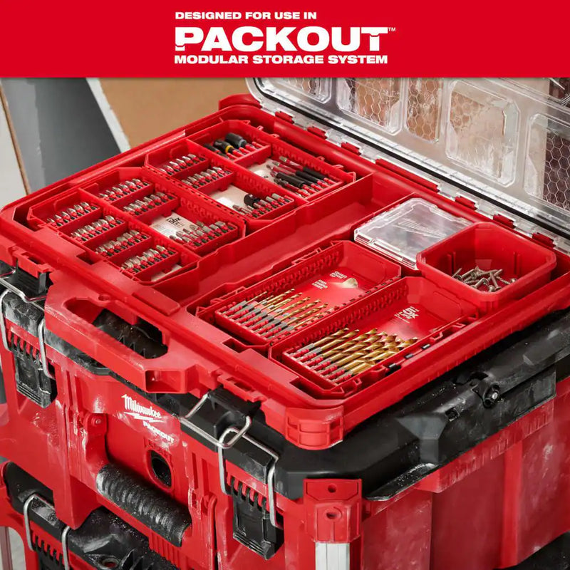 SHOCKWAVE Impact Duty Alloy Steel Screw Driver Bit Set (45-Piece) - Puck's