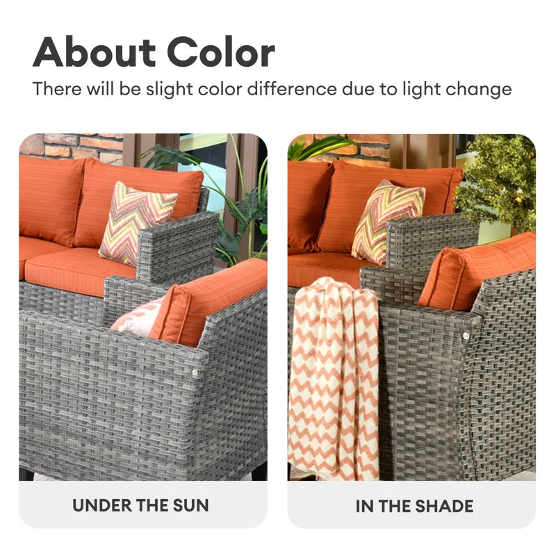 Ben 2 - Persoon Patio Conversatie Sets met Kussens