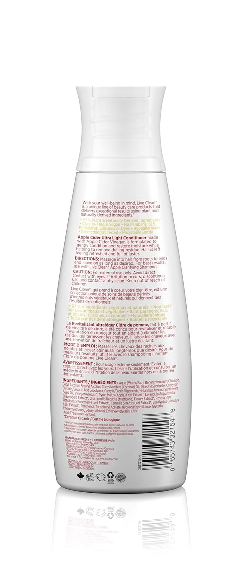 Conditioner, Ultra Light Apple Cider, 12 Oz - Puck's