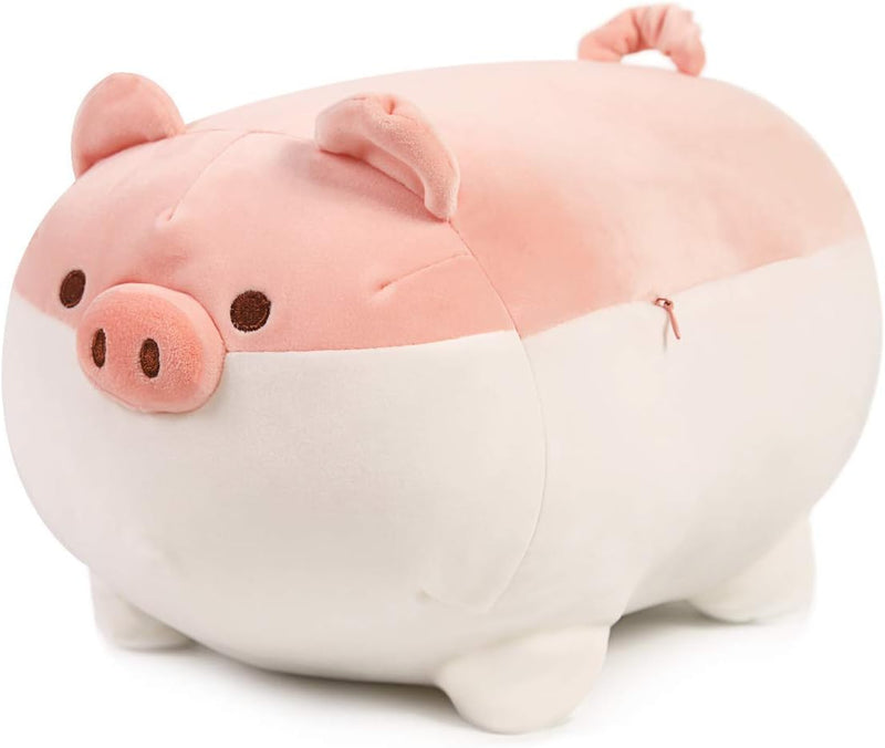 21In Stuffed Animal Pig Plush Pillow,Soft Piggy Anime Plushies Japanese Cuddle Pet Throw Pillow,Kawaii Plush Toy Gifts for Boys Girls Kids Birthday - Puck's