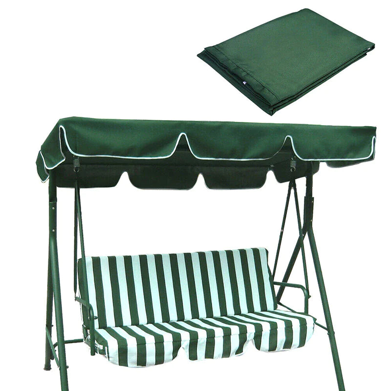77"X43" Patio Outdoor Garden Swing 300D Canopy Replacement Porch Top Cover Seat - Puck's