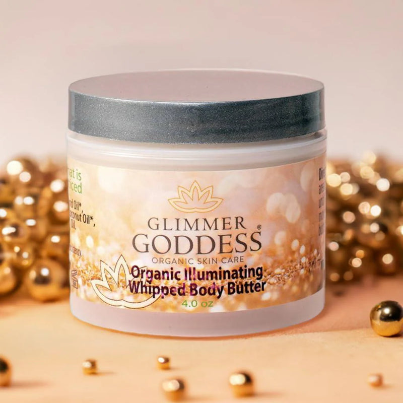 Super Level 3 Bronze Shimmer Organic Whipped Body Butter Moisturizing 4.0 Fl Oz - Puck's