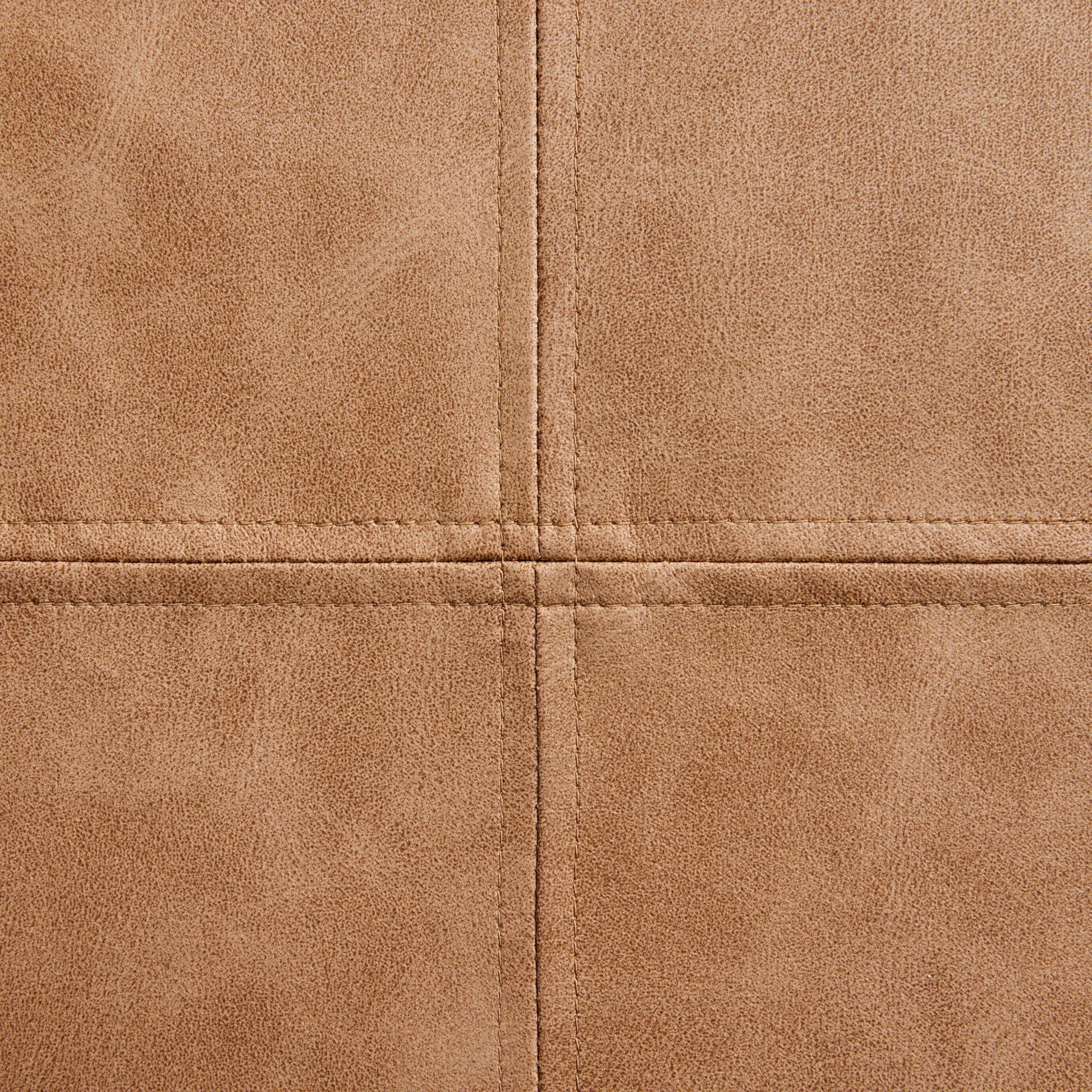 (2 Pack)  14" X 24" Beige Vegan Leather Decorative Pillow - Puck's