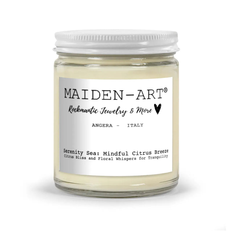 Serenity Sea: Mindful Citrus Breeze - Candle for Mindfulness & Meditation - Puck's