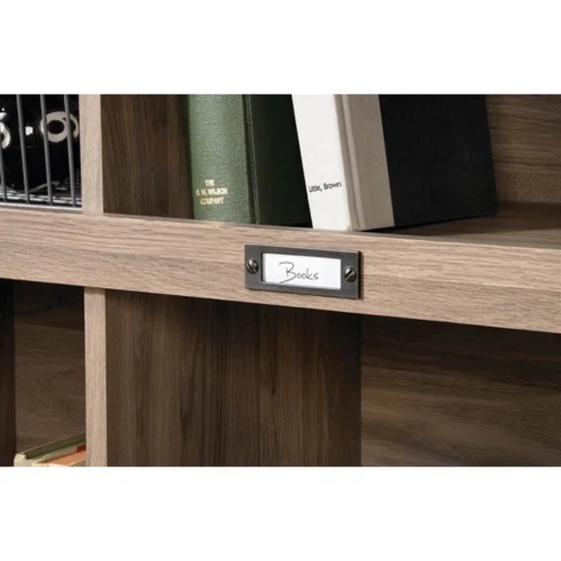 Barrister Lane Engineered Wood 10-Cubby Bookcase in Salt Oak - Puck's