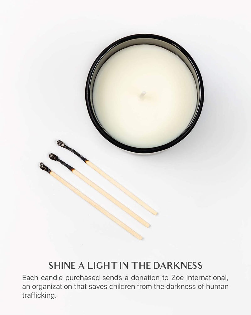 Bergamot & Jasmine Scented Candle | Soy Candles, Black Candle for Home | Gifts for Women and Men | Home Fragrance | Aromatherapy | 8Oz, 45 Hour Burn - Jasmine - Puck's