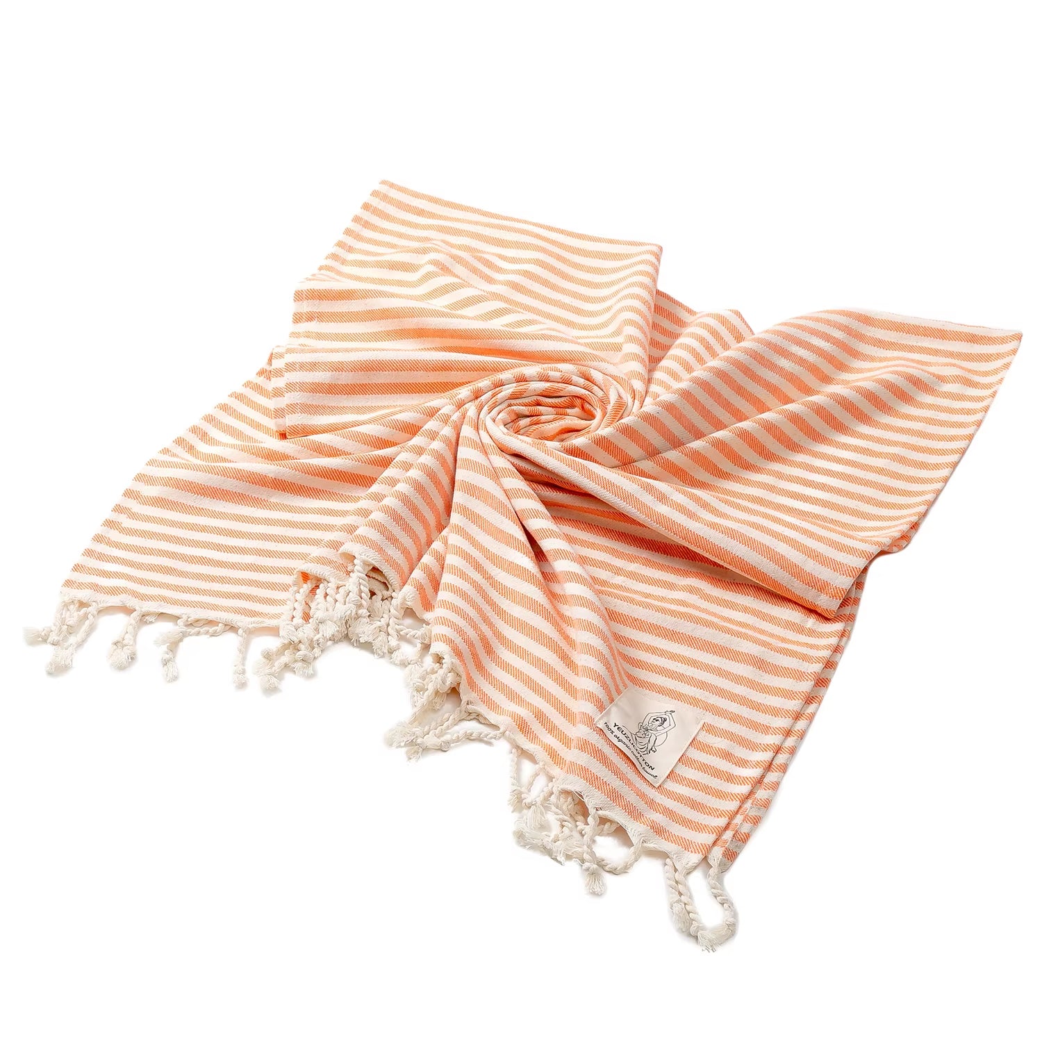 YEUZLICOTTON Hot Sale Luxury Striped Tassel 100% Cotton Sauna Spa Bath Towel for Home 100*180CM Travel Turkish Large Beach Towel - Puck's