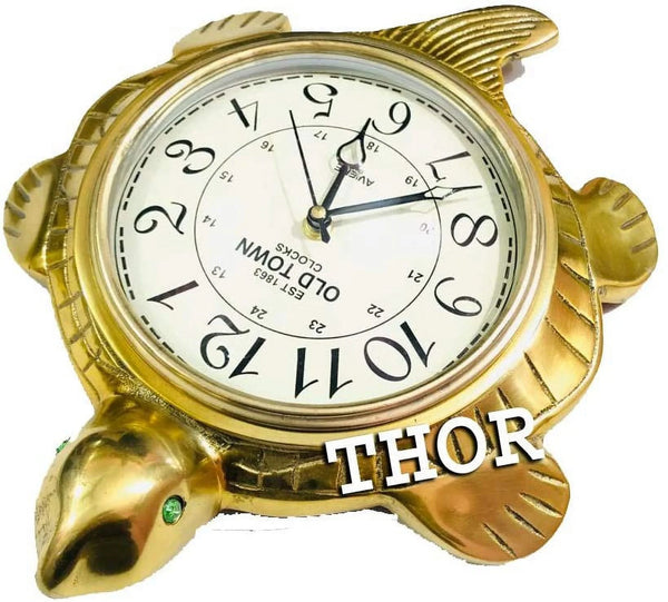 Vintage Style Handmade Tor Toys Wall Clock Old Town Nautical Home Decor 6" - Puck's