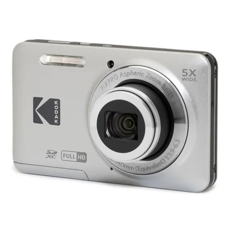 PIXPRO FZ55 Friendly Zoom Digital Camera, Silver - Puck's