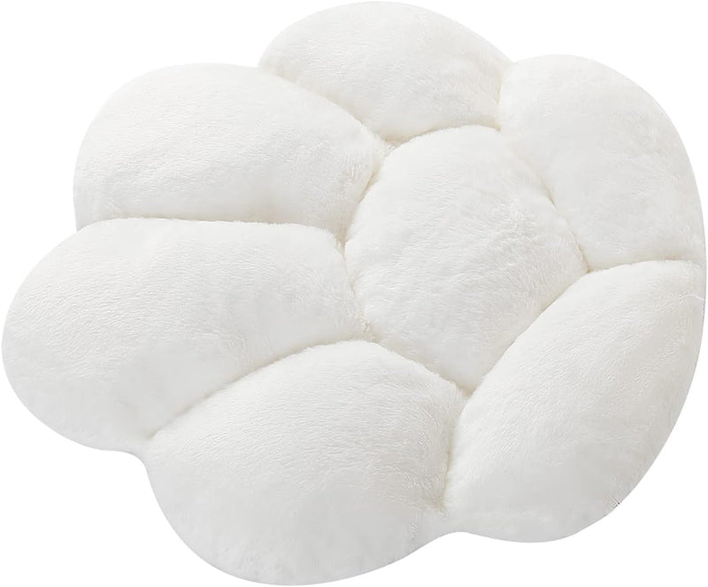 Cat Paw Cushion Kawaii Chair Cushions 31.4 X 27.5 Inch Cute Stuff Seat Pad Comfy Lazy Sofa Office Floor Pillow for Gaming Chairs Room Decor White - Puck's