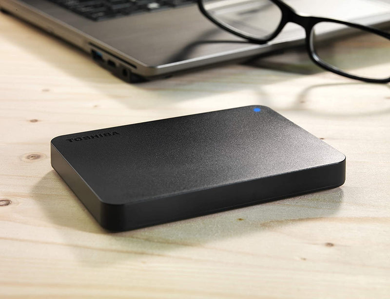 Canvio Basics 4TB Portable External Hard Drive USB 3.0, Black - HDTB440XK3CA - Puck's