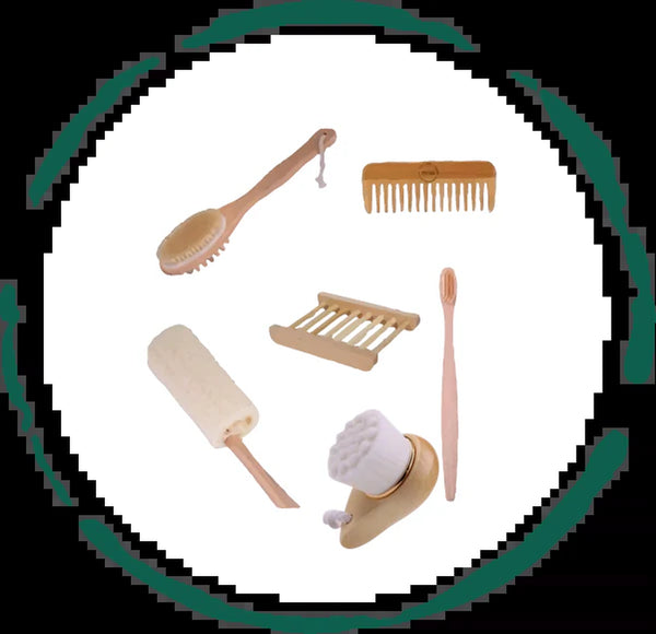 Zero-Waste Bath Accessories Bundle - Puck's