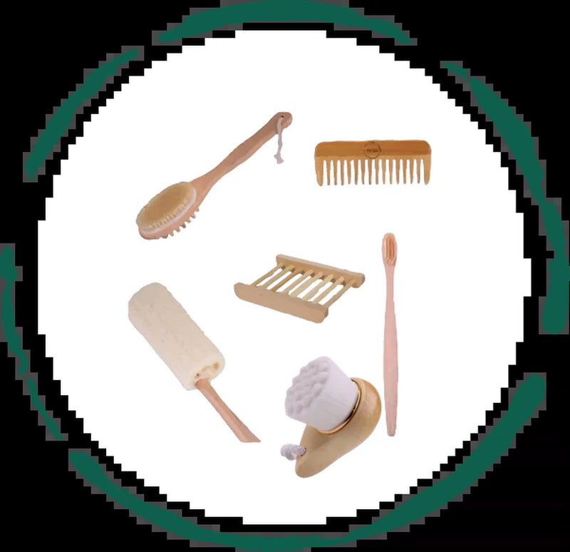 Zero-Waste Bath Accessories Bundle - Puck's