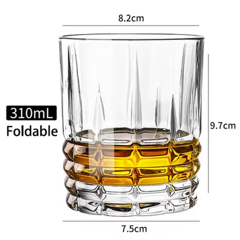 Whiskey Glasses,Scotch Glasses,Old Fashioned Whiskey Glasses/Perfect Gift for Scotch Lovers/Style Glassware for Bourbon/Rum - Puck's
