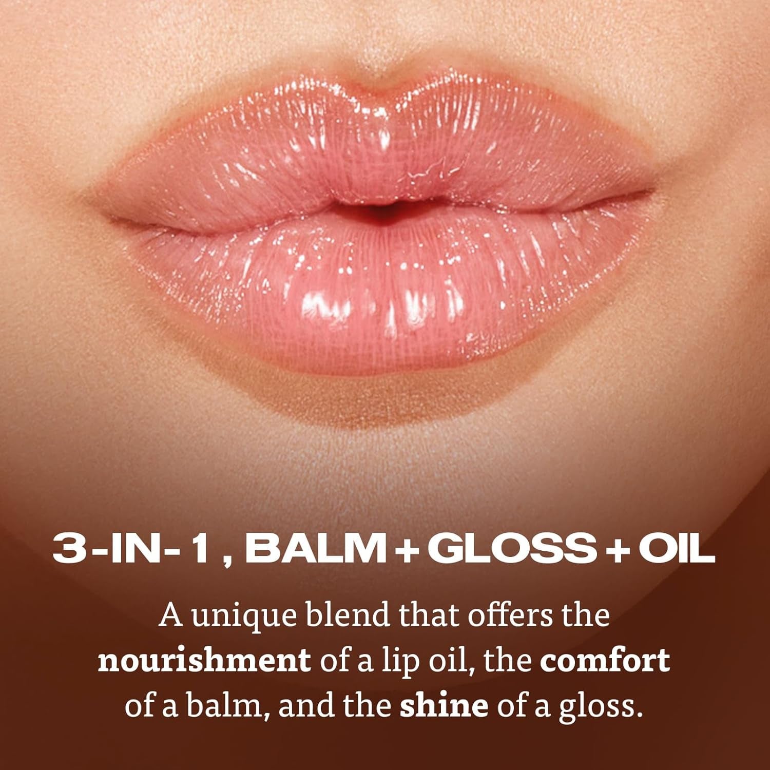 Lip Elixir Nourishing Lip Glaze and Lip Tint Gloss. High-Shine Lip Gloss. Moisturizing Lip Gloss Enriched with Lip Oils for Hydrating Smooth Finish, Cruelty-Free (Sheer Pink) - Puck's