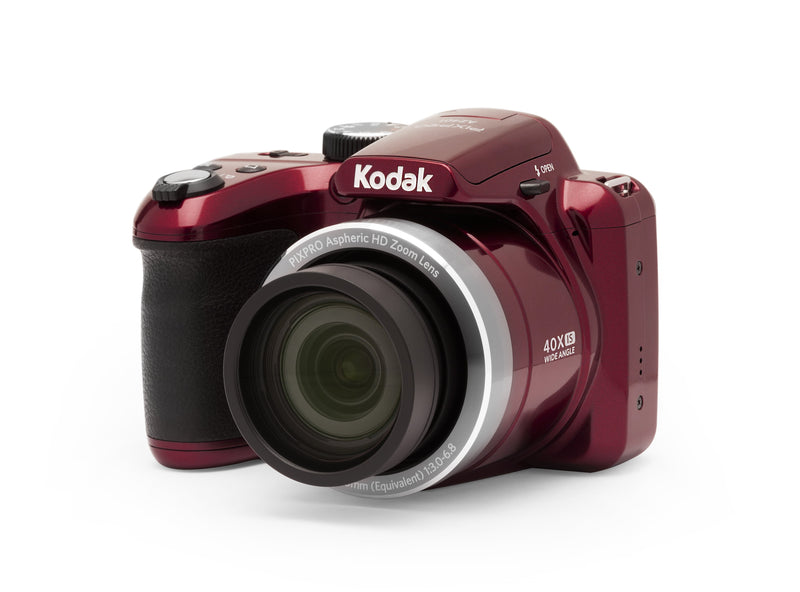 PIXPRO AZ401 Bridge Digital Camera - 16MP 40X Optical Zoom Hd720P Video (Red) - Puck's
