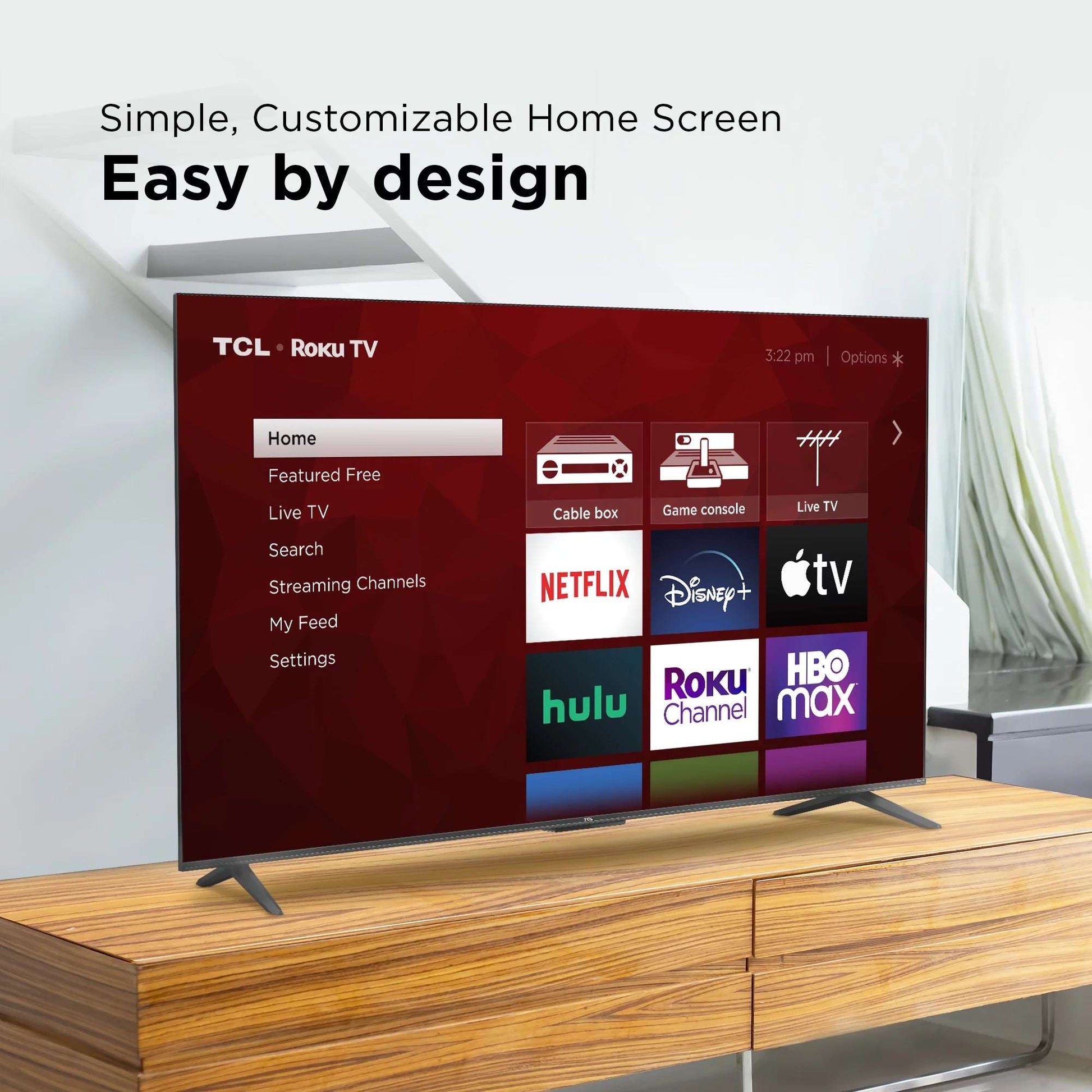 65” Class S4 (65S451) 4K UHD HDR Smart TV with Roku TV - Puck's