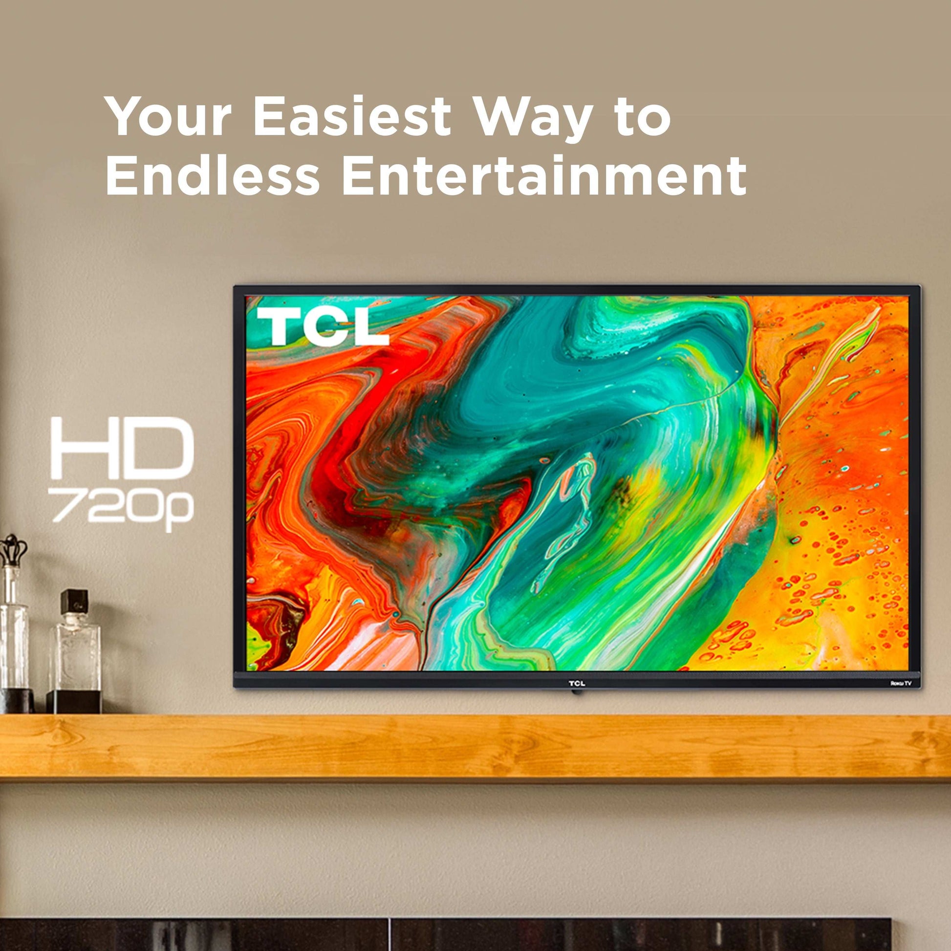 32” Class S3 (32S331) 720P HD LED Smart TV with Roku TV - Puck's