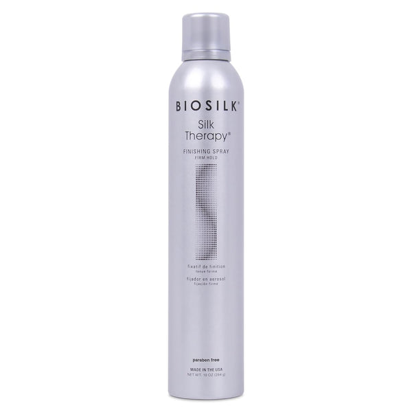 Silk Therapy Finishing Spray Firm Hold, Strong-Hold Hairspray for Long-Lasting Styles, Sulfate, Paraben, & Cruelty-Free, 10 Oz - Puck's