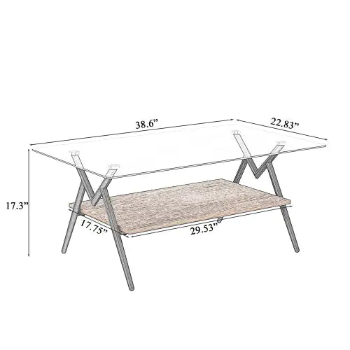 Rectangular Coffee Table - Puck's