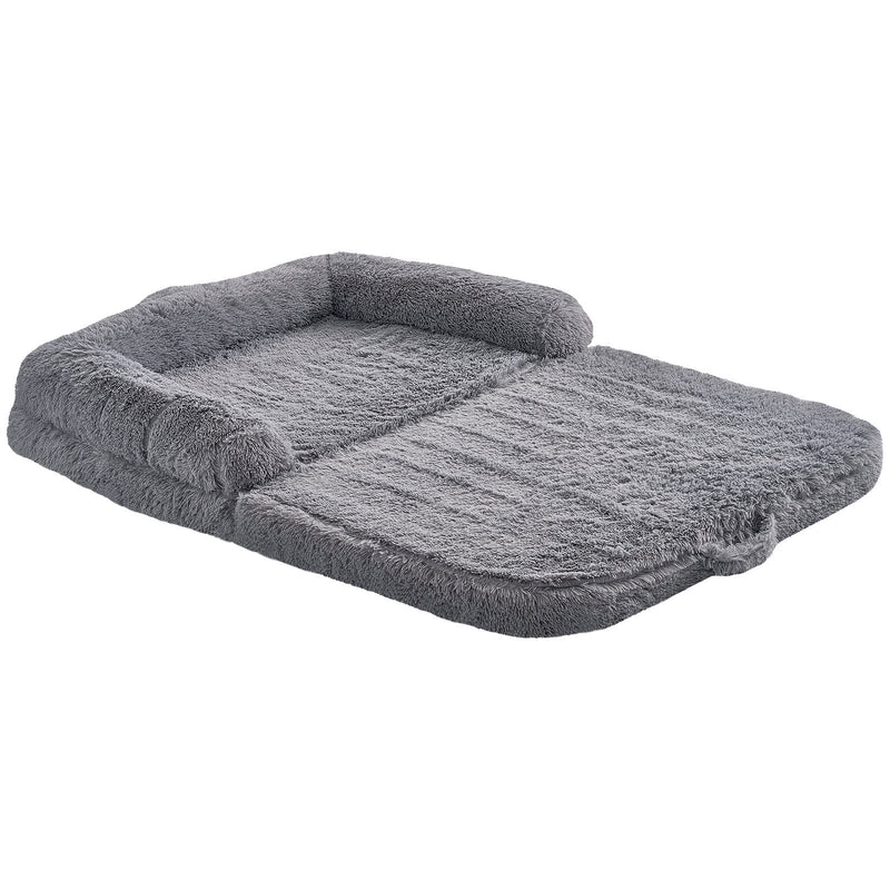 VEVOR Human Dog Bed 72 X48X10In Large Human Size Dog Bed Washable PV Velvet - Puck's