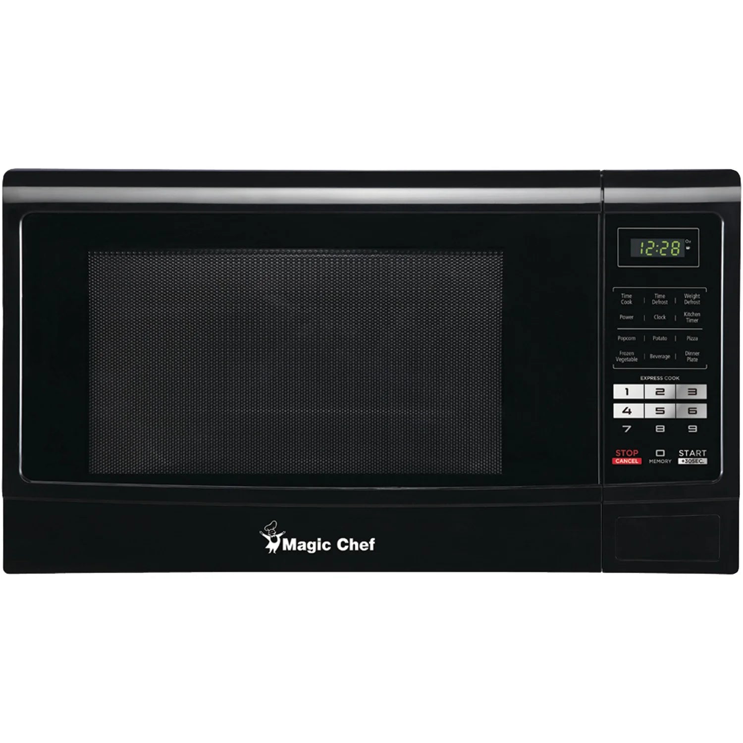 1.6 Cu Ft Countertop Microwave Ovens in Black - Puck's