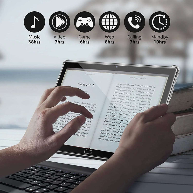 Tablet 10 Inch Android 13.0 Tablet 4G Cellular Tablet PC 2024 Latest Update 4G Phone Tablet 64GB + 4GB Storage Octa-Core Processor,Dual SIM Card Slot,Gps,Wifi,Bluetooth,1080P HD (Gray) Laptop Tablet - Puck's