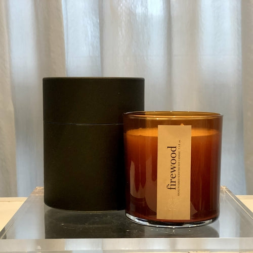 firewood scented candle - Puck's