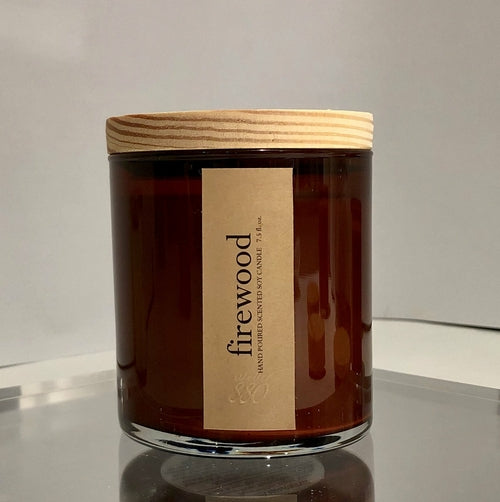firewood scented candle - Puck's