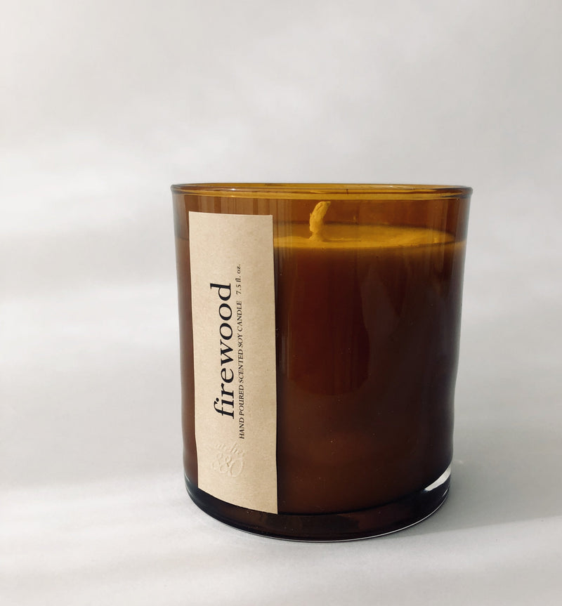 firewood scented candle - Puck's
