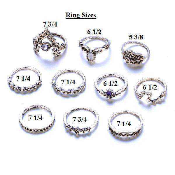 Vintage Stackable Ring Set - Puck's