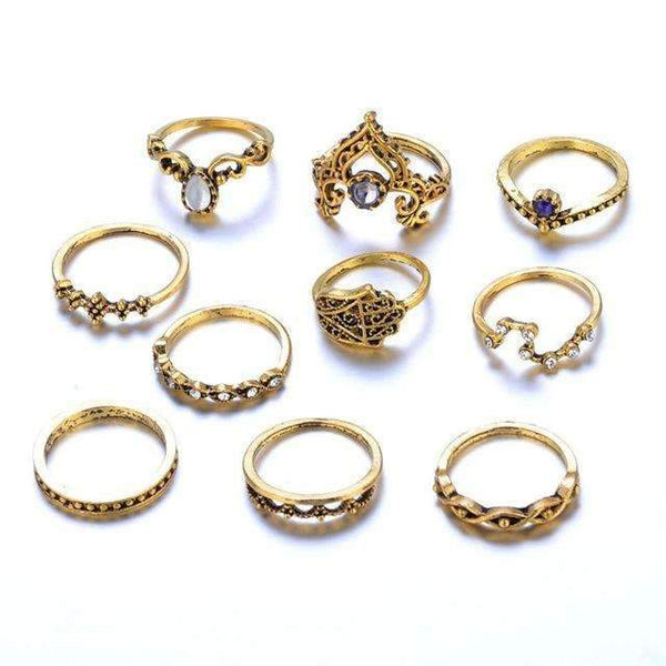Vintage Stackable Ring Set - Puck's