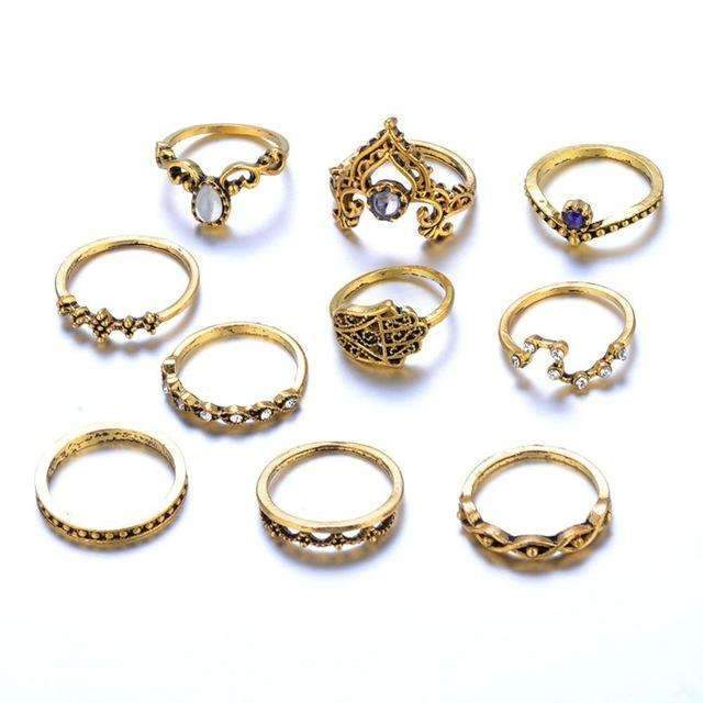 Vintage Stackable Ring Set - Puck's
