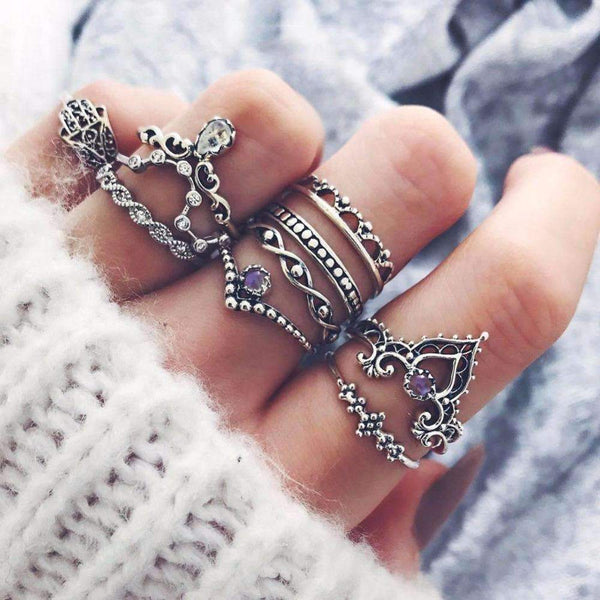 Vintage Stackable Ring Set - Puck's