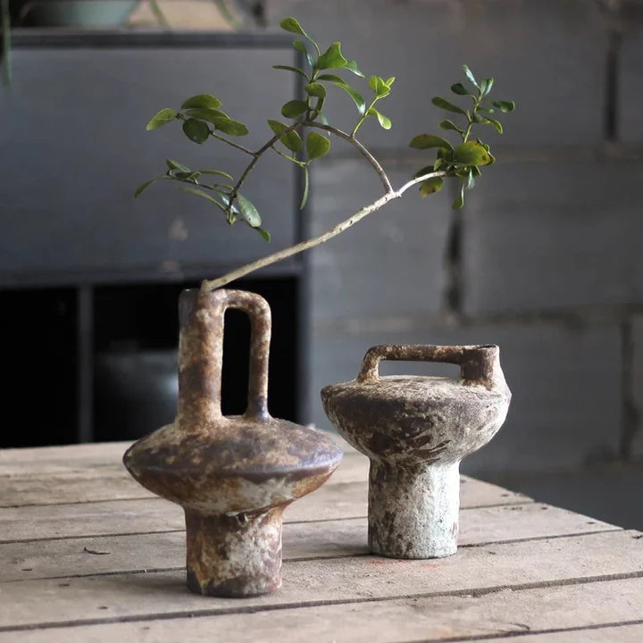 Rustic Ancient Vessel Ceramic Vase - Puck's