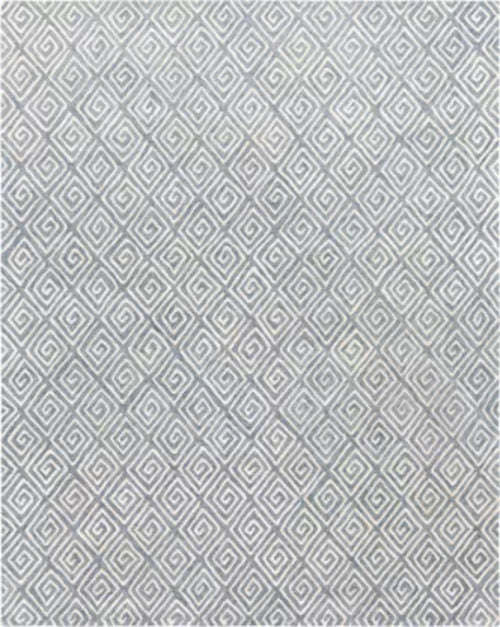 Light Blue Wool Carpet  (5 cm, X 8 cm, Rectangle) - Puck's