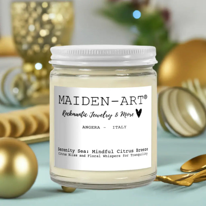 Serenity Sea: Mindful Citrus Breeze - Candle for Mindfulness & Meditation - Puck's