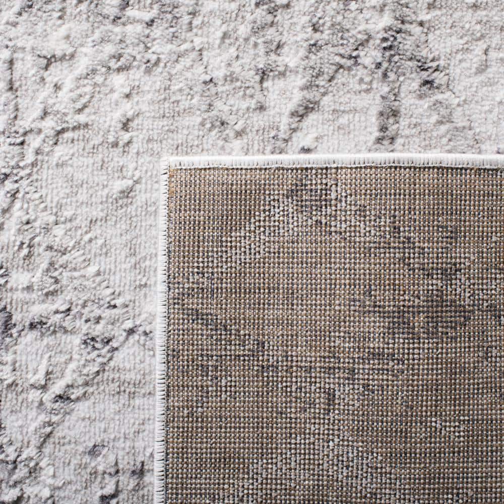Amelia Gray/Light Gray 9 Ft. X 12 Ft. Abstract Area Rug - Puck's
