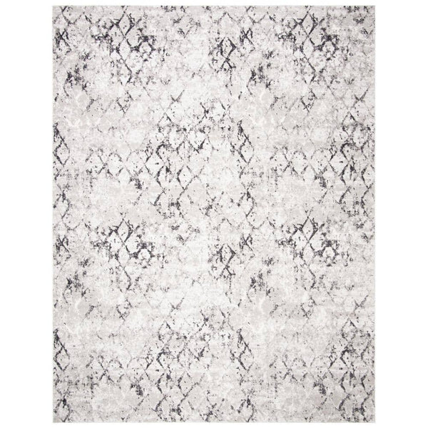 Amelia Gray/Light Gray 9 Ft. X 12 Ft. Abstract Area Rug - Puck's