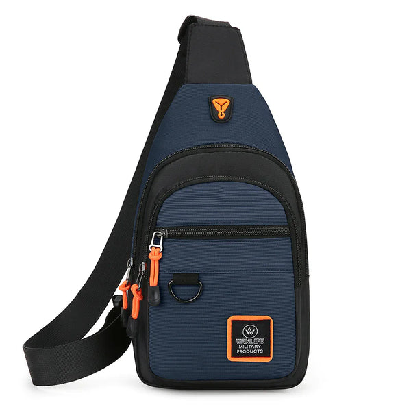 Men's Multi-layer Crossbody Bag - Puck's