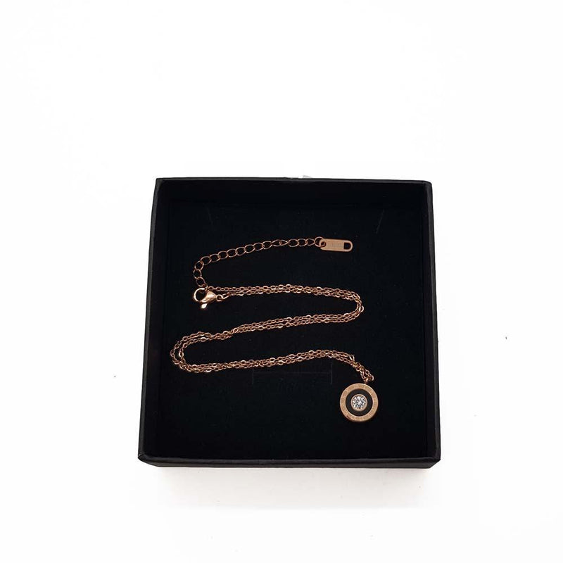 Jericho Rosé Gold Necklace - Puck's