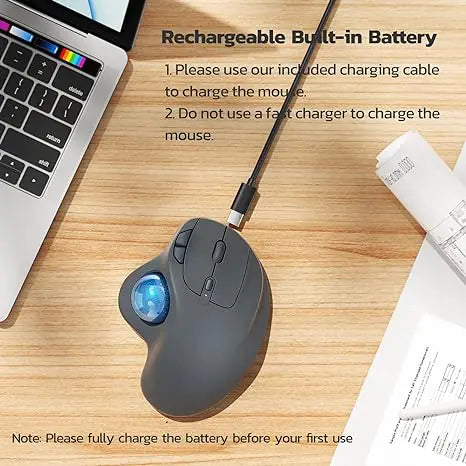 Wireless Trackball Ergonomic Mouse - Puck's